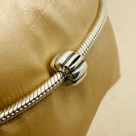 EUC Pandora 790163 Sterling Silver Grooved Clip - RETIRED - Picture 4 of 10